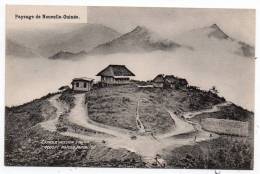 Cpa Paysage De Nouvelle Guinée - Catholic Mission Station 4000FT Mafulu Papua 1911 - Papouasie-Nouvelle-Guinée