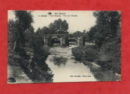 * CULAN-Pont Romain. Vue Sur L´Arnon(Pêcheur à La Ligne) - Culan