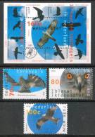 1995 Olanda Uccelli Birds Vogel Oiseaux Set + Block MNH** B521 - Unused Stamps
