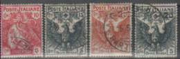 Italy Red Cross Mi#120/3 1915/16 USED - Other & Unclassified