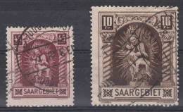 Saar: Mi 102/103 Used - Used Stamps