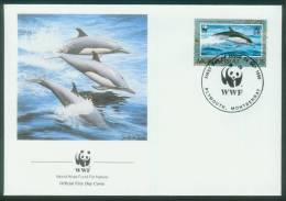 Montserrat  1990  WWF - Delphine  (4 FDC  Kpl. )  Mi: 786-89 (15,00 EUR) - Montserrat