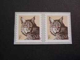 USA 2012  BOBCAT COIL STAMP   MNH **  (S12-004/015) - Unused Stamps
