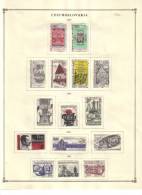 CZECHOSLOVAKIA    Collection Of  Mounted Mint And Used As Per Scan. (4 SCANS) - Lots & Serien