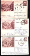 TRAM,BUCHAREST,6XPOSTAL STATIONERY,ENTIERS POSTAUX,POSTCARD,1955,1956,1957,1958,ROMANIA - Tramways