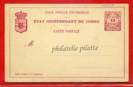 CONGO BELGE ENTIER POSTAL COCOTIER ET ETOILE 15C NEUF - Other & Unclassified