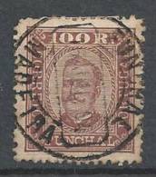 FUNCHAL (Madeira) - 1892-1893,  D. Carlos I. Tipos Portugal C/ Legenda "FUNCHAL"  100 R.  D. 12 3/4  (o)  MUNDIFIL  Nº 9 - Funchal