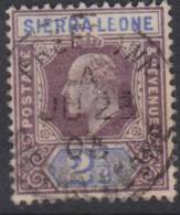 SIERRA LEONE 1903 2 1/2d KE VII SG 77 U XQ146 - Sierra Leone (...-1960)