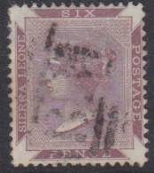 SIERRA LEONE 1885 6d Brown-purple QV SG 36 U XQ122 - Sierra Leone (...-1960)