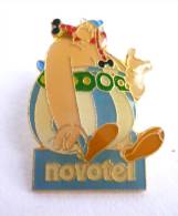 PIN'S ASTERIX NOVOTEL CORNER 1991 OBELIX - Pin's