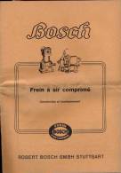 Brochure Bosch Stuttgart - Auto - Frein à Air Comprimé - Auto
