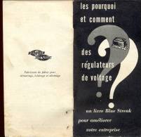 Brochure Régulateurs De Voltage - Auto