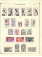 CZECHOSLOVAKIA    Collection Of  Mounted Mint And Used As Per Scan. (6 SCANS) - Collections, Lots & Séries