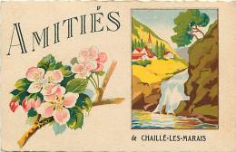 Vendee -ref D812- Amities De Chaille Les Marais  -carte Bon Etat- - Chaille Les Marais