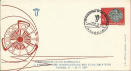 1st INTERNATIONAL FAIR OF TRANSPORT, Zagreb, 15.4.1967., Yugoslavia, Cover - Autres & Non Classés