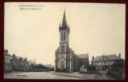 Cpa Du  35  Chateaugiron L´ église Et  Le  Presbytère      BHU13 - Châteaugiron