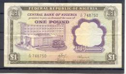 Nigeria 1 Pound  VF+ - Sonstige – Afrika