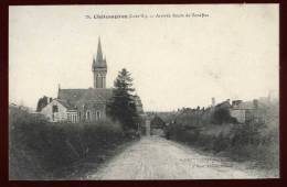 Cpa Du  35  Châteaugiron Arrivée Route De Venefles      BHU14 - Châteaugiron
