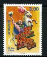 CIRQUE  / CHEVAL  PFERD HORSE  / CLOWN / MONACO - Zirkus