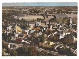 Argenton-Château (79) : Vue Aérienne Générale Au Niveau De La Place En  1960. - Argenton Chateau