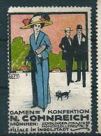 Cohnreich Damen Konfektion Ingolstadt, Belle Epoque  Litho Vignette, Gez. Ost - Viñetas De Fantasía