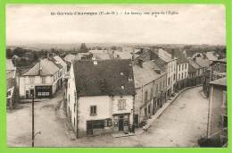 63 ** St GERVAIS D´AUVERGNE - Le Bourg, Vue Prise De L'Eglise - A. Michel, Photo éditeur - Saint Gervais D'Auvergne