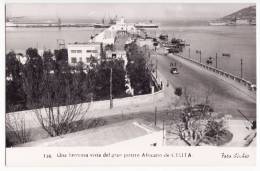 SPAIN ESPAGNE CEUTA PUERTO  AFRICA  HARBOR VIEW  SHIPS C1940s Vintage Photo Postcard RPPC  [c4918] - Ceuta