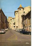 CPSM 84 CHATEAUNEUF DU PAPE LA GRANDE RUE ET LA MAIRIE  1978  Grand Format - Chateauneuf Du Pape