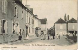 CPA CHAOURCE (Aube) - Rue De L'Etape Et Rue Des Roises - Chaource