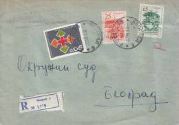 REGISTERED CVR WITH RED CROSS 1966 AS ADDITIONAL - Covers & Documents