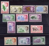 Cayman Islands - 1962 - QEII Definitives (Part Set) - MH - Kaimaninseln