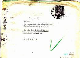 LETTRE  --  DEUTSCHE ORIENTBANK, ISTANBUL, TO ALMANYA  -  WEHRMACHT CENSUR  -  OKW ( OBERKOMMANDO WEHRMACHT ) - Brieven En Documenten