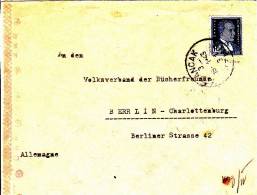 LETTRE  --   IZMIR  TO ALMANYA   -  DOKTOR ADIL BIR, IZMIR - Briefe U. Dokumente