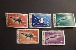 SURINAME 1964  NVPH  405/09     AEROSPACE      MNH**    (SUR108-005) - Surinam ... - 1975