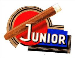 ETIQUETTE GAUFREE BOITE A CIGARES JUNIOR Cigare - Etiquettes