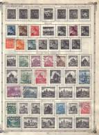 CZECHOSLOVAKIA    Collection Of  Mounted Mint And Used As Per Scan. (4 SCANS) - Lots & Serien