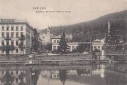 BR42363 Bad Ems Badehaus Mit Kaiser Wilhem Kirche   2 Scans - Bad Ems