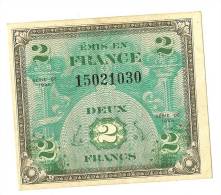 Billets) 2 FRS  Drapeau - Serie 1944 (  Spl A Neuf ) Traces De Manipulations - 1944 Flagge/Frankreich