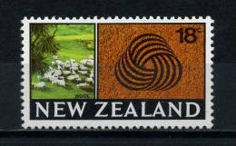 NEW  ZEALAND    1967    15c  Sheep  And  Wollmark      MNH - Unused Stamps