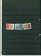 BRESIL LITTERATURE BRESILIENNE IV 3 VAL NEUFS - Unused Stamps