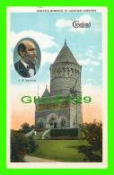 CLEVELAND, OHIO - J. A. GARFIELD MEMORIAL AT LAKEVIEW CEMETERY - TRAVEL IN 1924 - BRAUN POSTCARD CO - - Cleveland