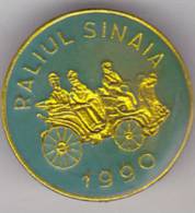 Romania Old Pin Badge - Sinaya Rally 1990 (blue) - Rally