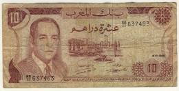 MAROC  -  MOROC  -  10  Dirhams  -  1970  -  P.57 - Marruecos