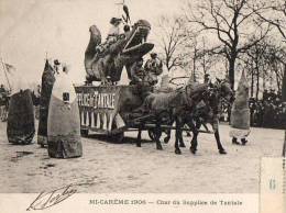 Paris  Mi-Carême 1906   Char Du Supplice De Tantale - Lotes Y Colecciones