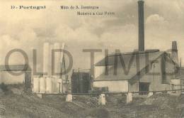 PORTUGAL - MINAS DE S. DOMINGOS - MOTORES A GAS POBRE - 1910 PC - Beja