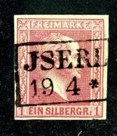 GS-295)  PRUSSIA  1858  Mi.#10 / Sc.#11  Used - Afgestempeld