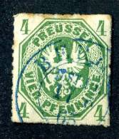 GS-297)  PRUSSIA  1861  Mi.#14b / Sc.#15a  Used - Usados