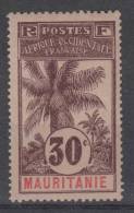 Mauretanie:  Yvert 8 MH/*,  Small Brown Spot On Back - Unused Stamps