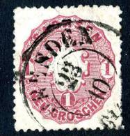 GS-343)  SAXONY  1863  Mi.# 16 / Sc.#17 Used - Saxe