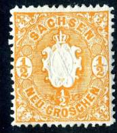 GS-352)  SAXONY  1863  Mi.# 15d / Sc.#16 Mint* - Sachsen